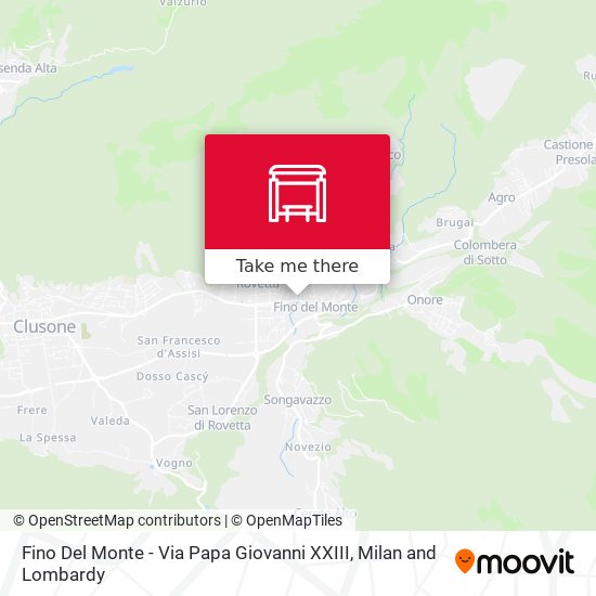 Fino Del Monte - Via Papa Giovanni XXIII map