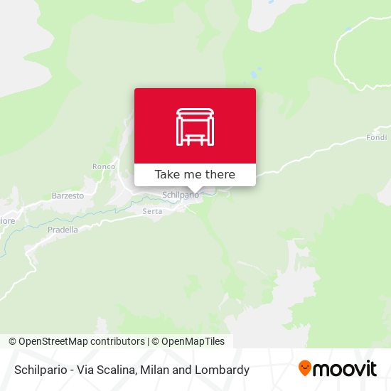 Schilpario - Via Scalina map