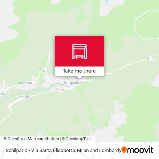 Schilpario - Via Santa Elisabetta map