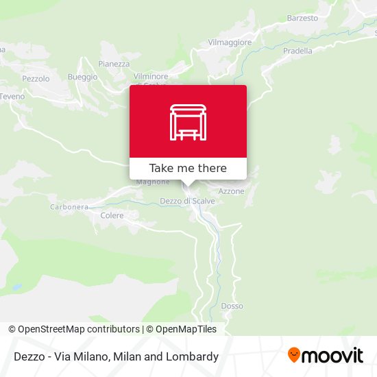Dezzo - Via Milano map
