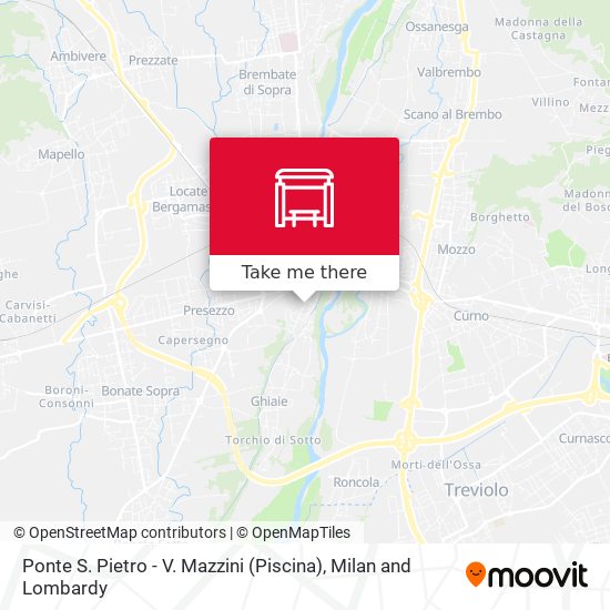 Ponte S. Pietro - V. Mazzini (Piscina) map