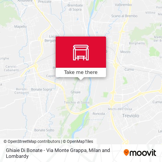 Ghiaie Di Bonate - Via Monte Grappa map