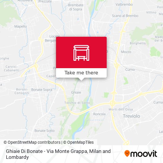 Ghiaie Di Bonate - Via Monte Grappa map