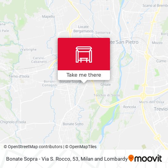 Bonate Sopra - Via S. Rocco, 53 map