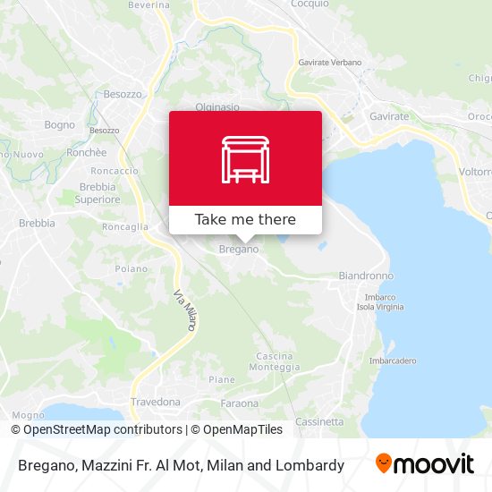 Bregano, Mazzini Fr. Al Mot map