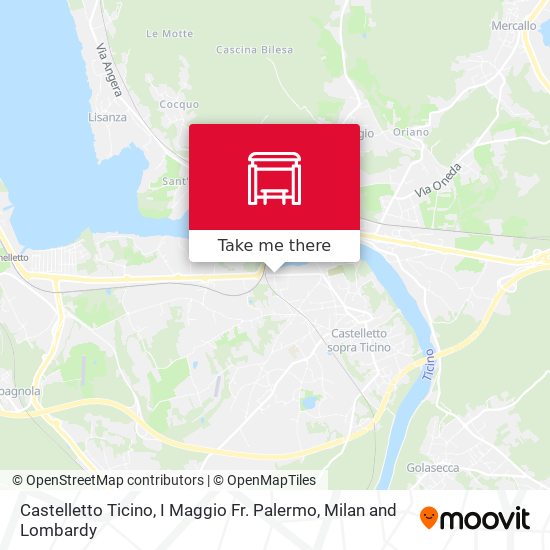Castelletto Ticino, I Maggio Fr. Palermo map