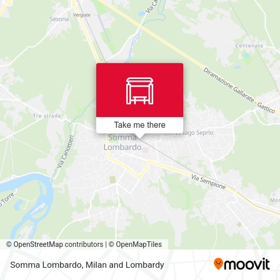Somma Lombardo map