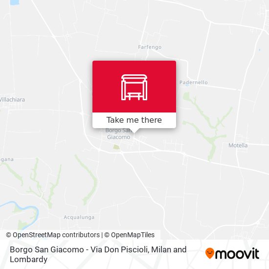 Borgo San Giacomo - Via Don Piscioli map