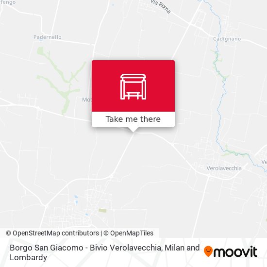 Borgo San Giacomo - Bivio Verolavecchia map