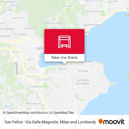 San Felice - Via Delle Magnolie map