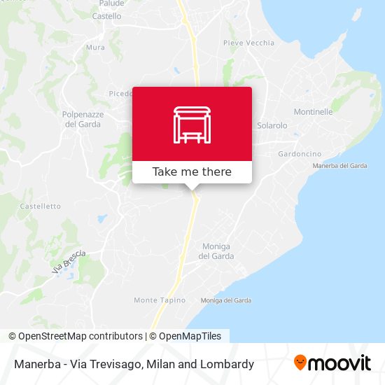 Manerba - Via Trevisago map