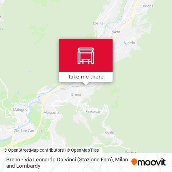 Breno - Via Leonardo Da Vinci (Stazione Fnm) map