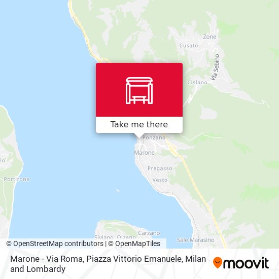 Marone - Via Roma, Piazza Vittorio Emanuele map