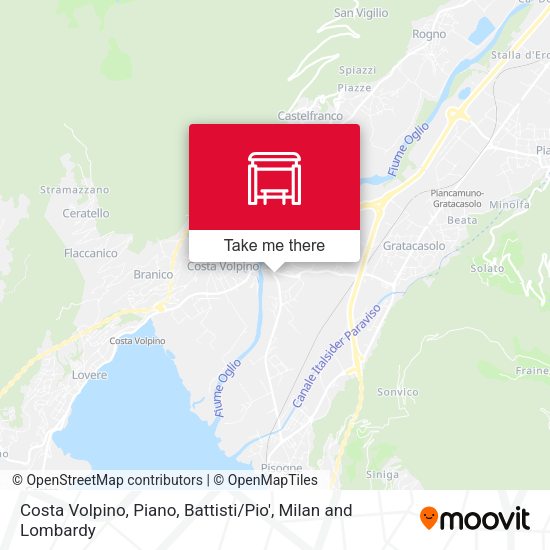 Costa Volpino, Piano, Battisti / Pio' map