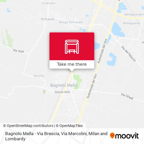 Bagnolo Mella - Via Brescia, Via Marcolini map