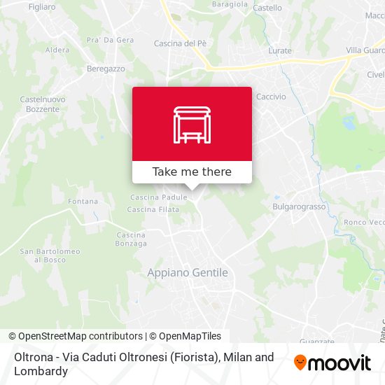 Oltrona - Via Caduti Oltronesi (Fiorista) map