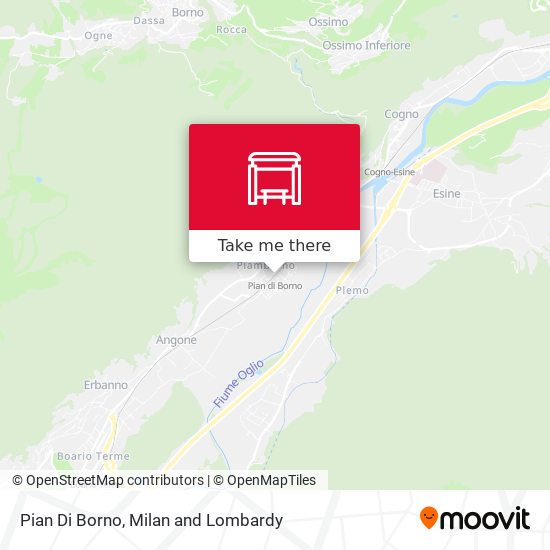 Pian Di Borno map