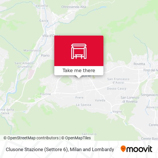 Clusone Stazione (Settore 6) map