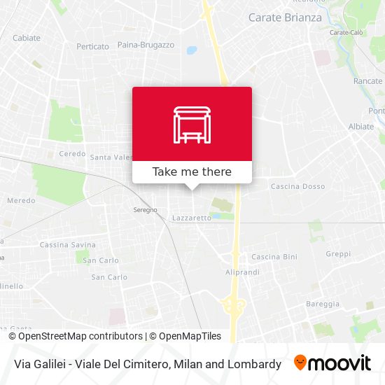 Via Galilei - Viale Del Cimitero map