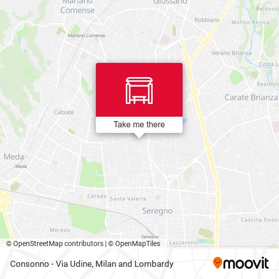 Consonno - Via Udine map