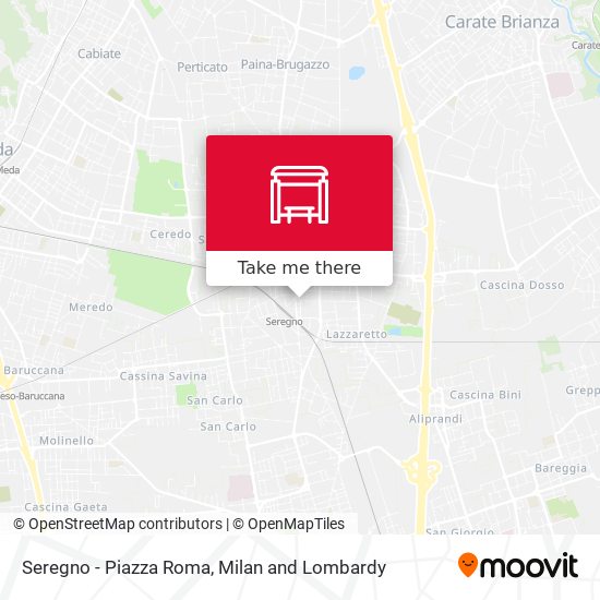 Seregno - Piazza Roma map