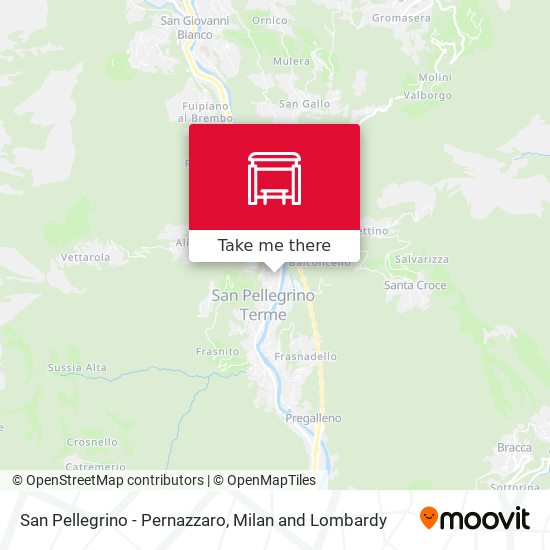 San Pellegrino - Pernazzaro map