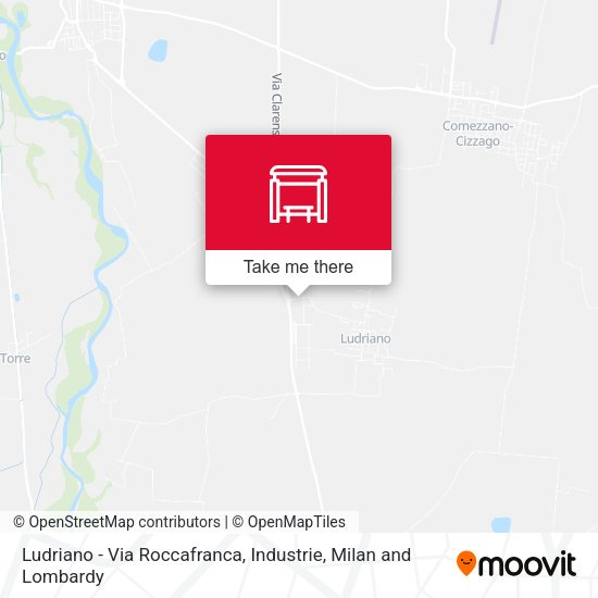 Ludriano - Via Roccafranca, Industrie map