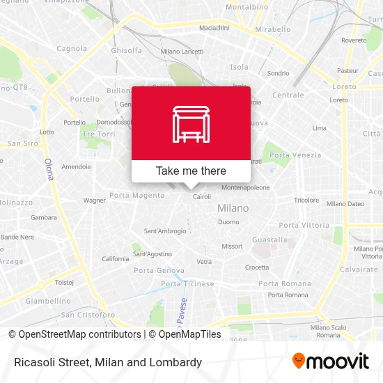 Ricasoli Street map