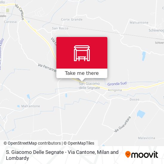 S. Giacomo Delle Segnate - Via Cantone map