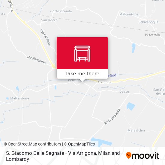 S. Giacomo Delle Segnate - Via Arrigona map