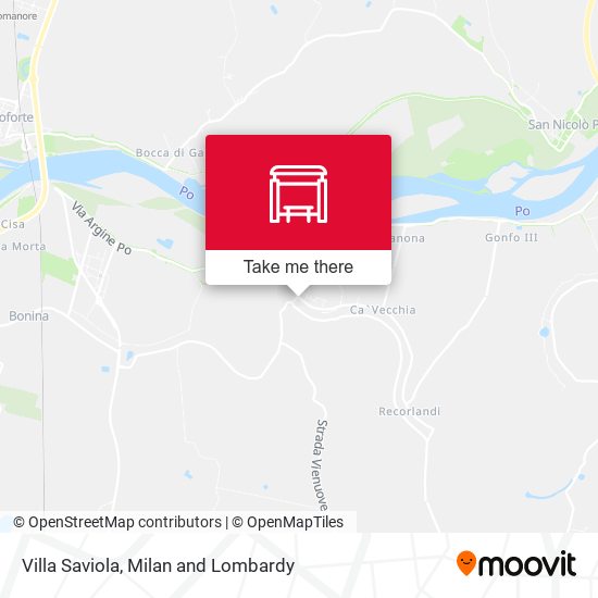 Villa Saviola map