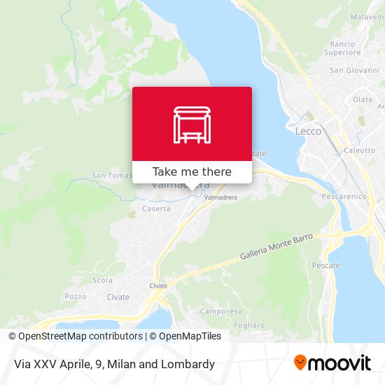 Via XXV Aprile, 9 map