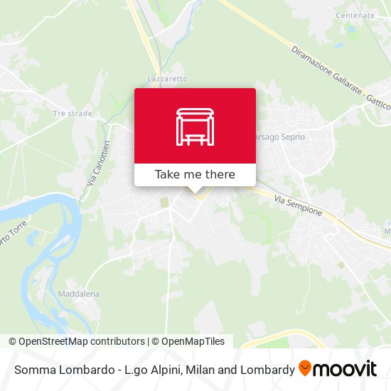 Somma Lombardo - L.go Alpini map