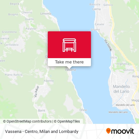 Vassena - Centro map