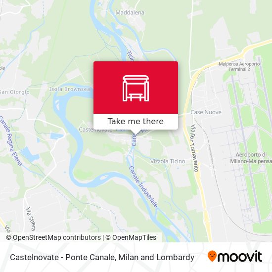 Castelnovate - Ponte Canale map