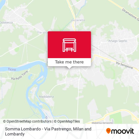 Somma Lombardo - Via Pastrengo map