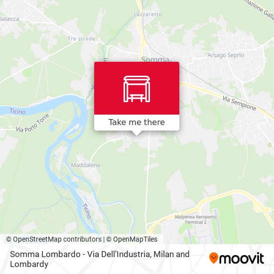 Somma Lombardo - Via Dell'Industria map