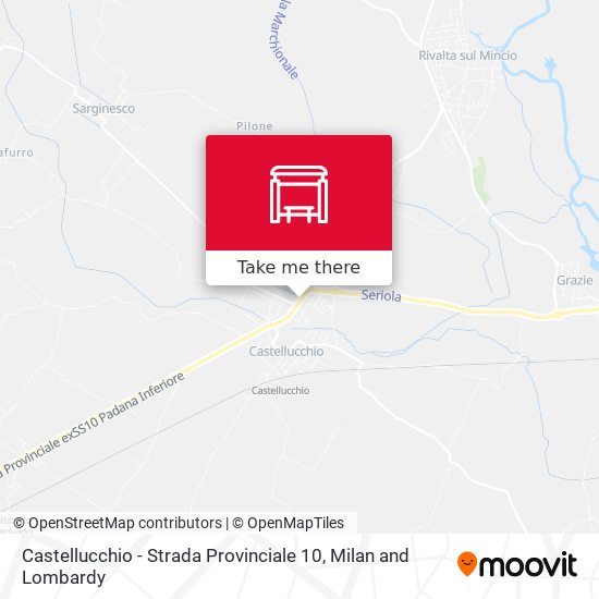 Castellucchio - Strada Provinciale 10 map