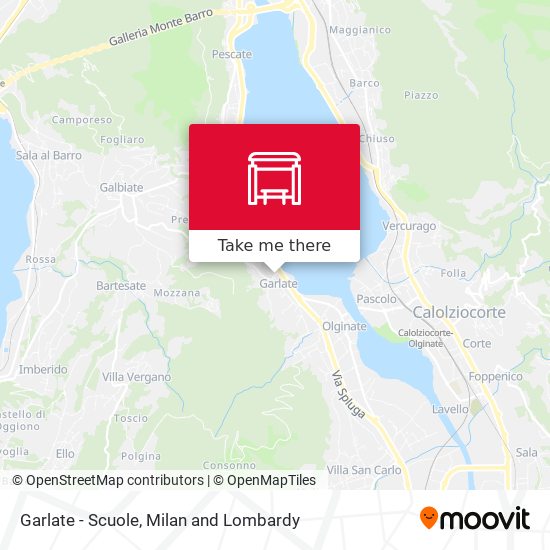 Garlate - Scuole map