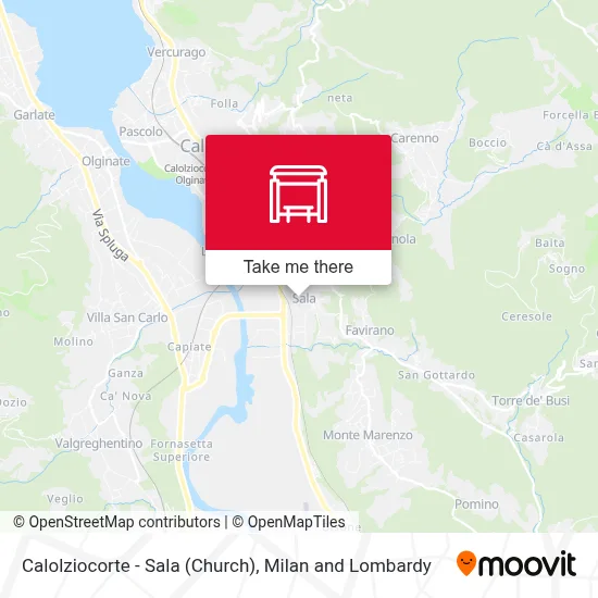Calolziocorte - Sala (Church) map