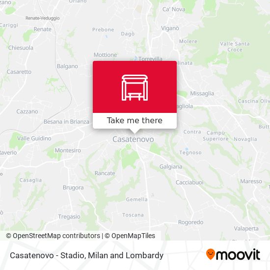 Casatenovo - Stadio map