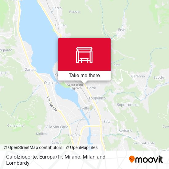 Calolziocorte, Europa / Fr. Milano map