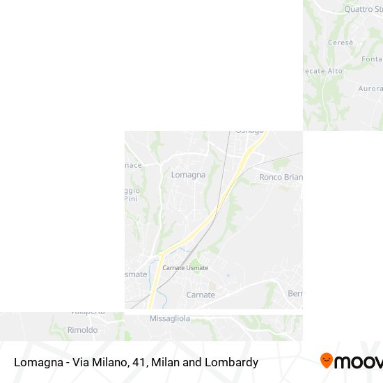 Lomagna - Via Milano, 41 map