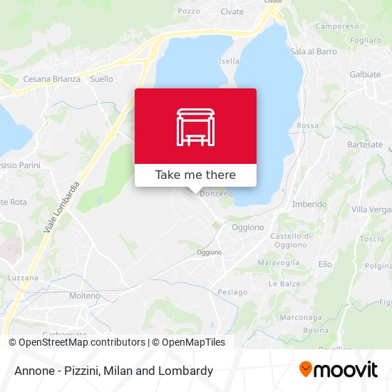 Annone - Pizzini map