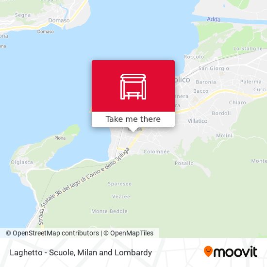 Laghetto - Scuole map