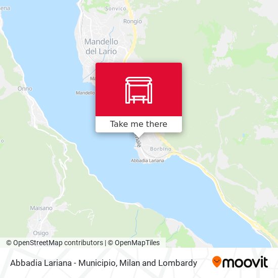 Abbadia Lariana - Municipio map