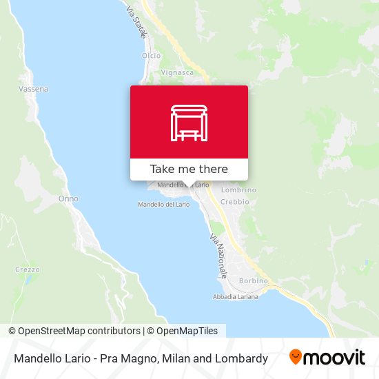 Mandello Lario - Pra Magno map