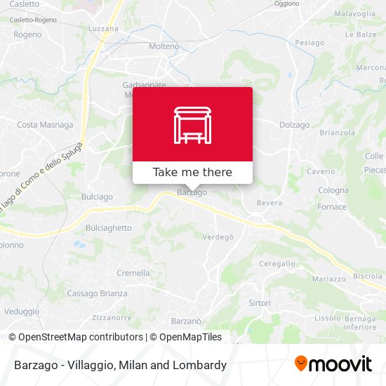 Barzago - Villaggio map