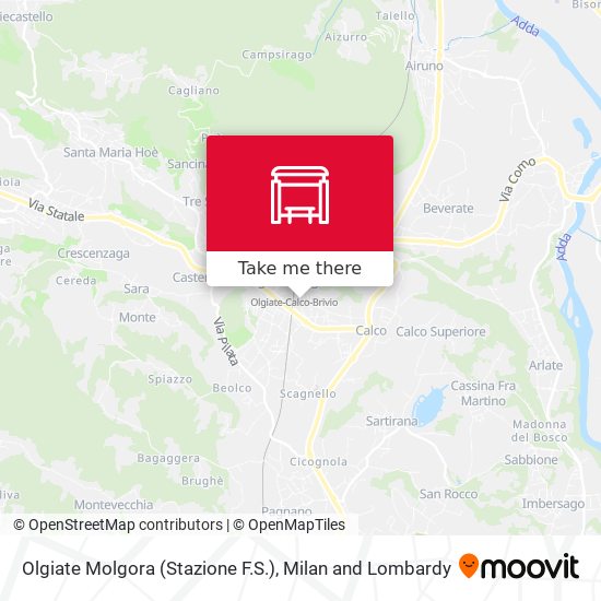 Olgiate Molgora (Stazione F.S.) map