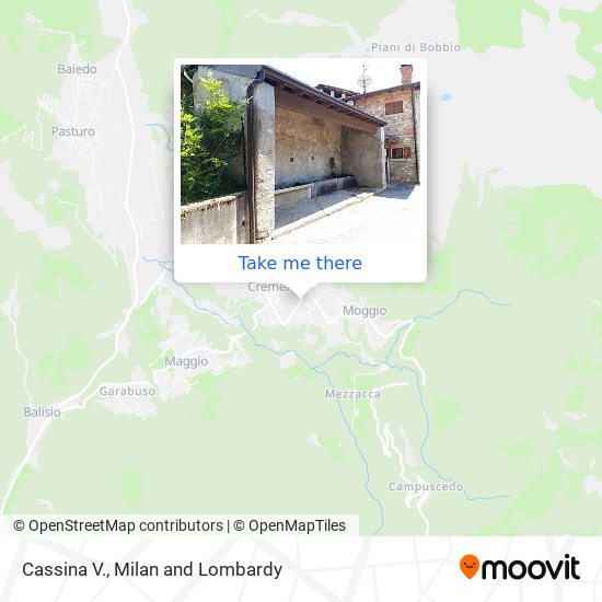 Cassina V. map